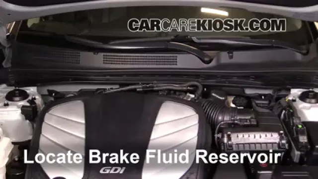2014 Hyundai Azera Limited 3.3L V6 Liquide de frein Ajouter du liquide
